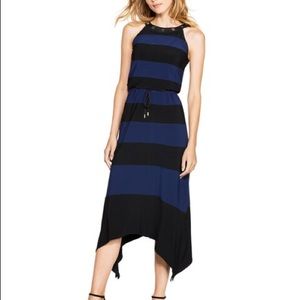 White House Black Market Colorblock Maxi Dress